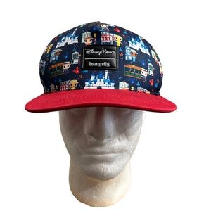 Disney Parks Loungefly Cap - Red and Blue